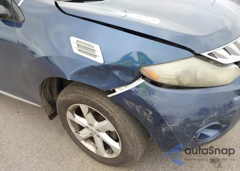 2009 Nissan Murano Sl из США, поврежденный, VIN JN8AZ18U49W102388